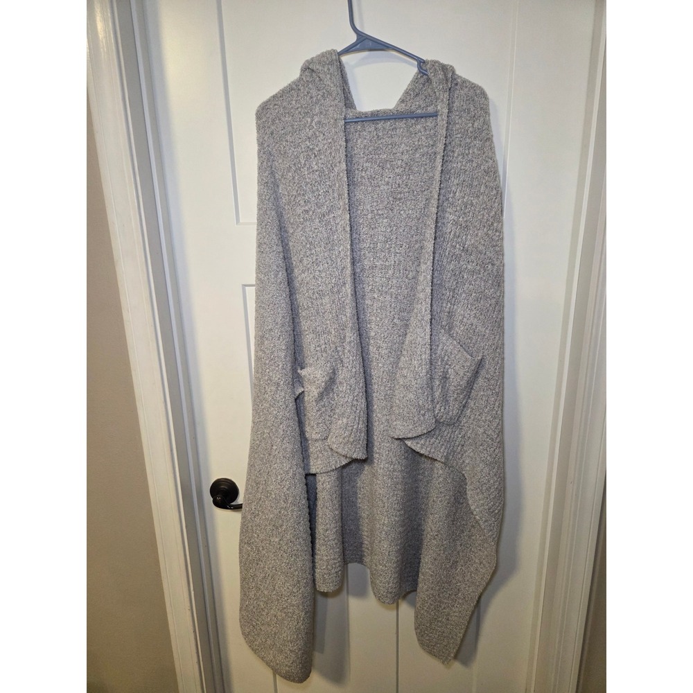 Softies By Paddi Murphy Marshmallow Hooded Shawl With Armslots